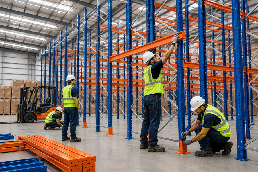 Cliffs-Pallet-Rack-Installation