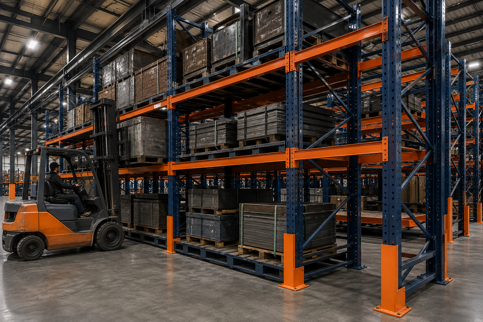 STRUCTURAL RACK SYSTEMS CLIFFS PALLET RACK INSTALL